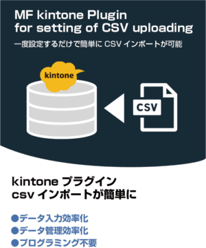 MF kintone Plugin for setting of CSV uploading